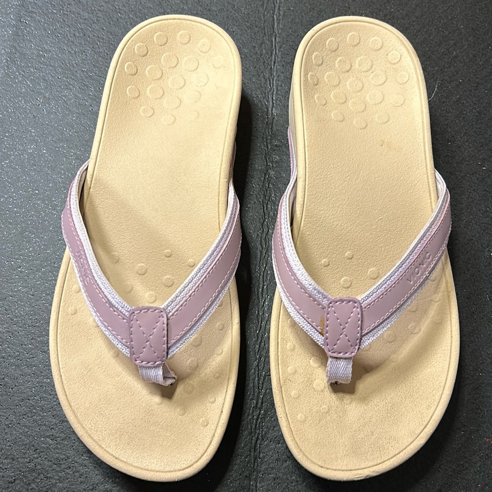 Vionic women’s platform flip flop, pink size 9